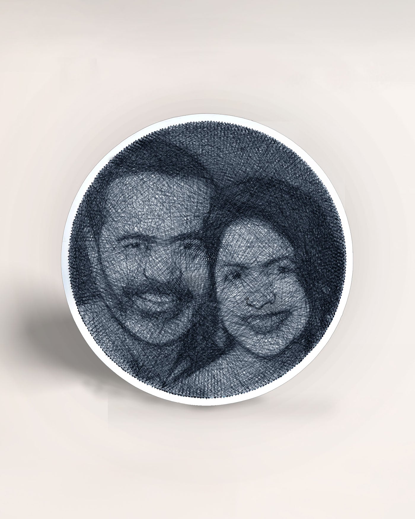 Amazing Custom String Portrait Art : Your Story in Thread